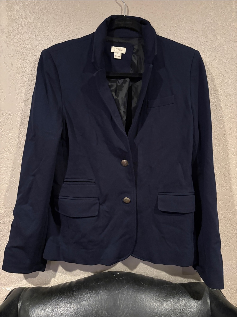 J. Crew Dark Navy Two-Button Blazer